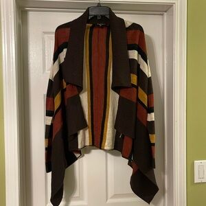 Stambecco - Made in Italy- Wool Blend Open Cardigan Size M